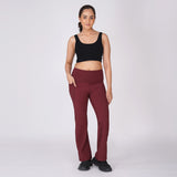 Flare Pants - Maroon
