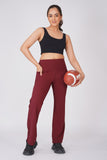 Flare Pants - Maroon
