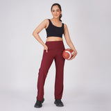 Flare Pants - Maroon